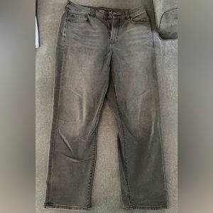 American eagle black mom jeans- 10S- great condition